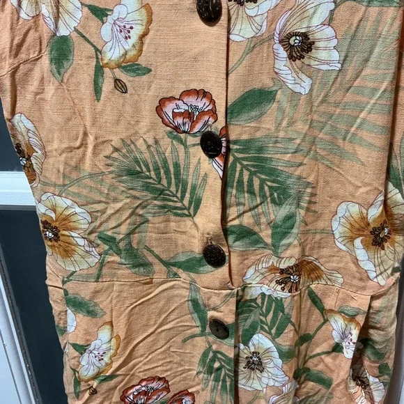 Monteau Floral Print Button Down Dress - Picture 14 of 14